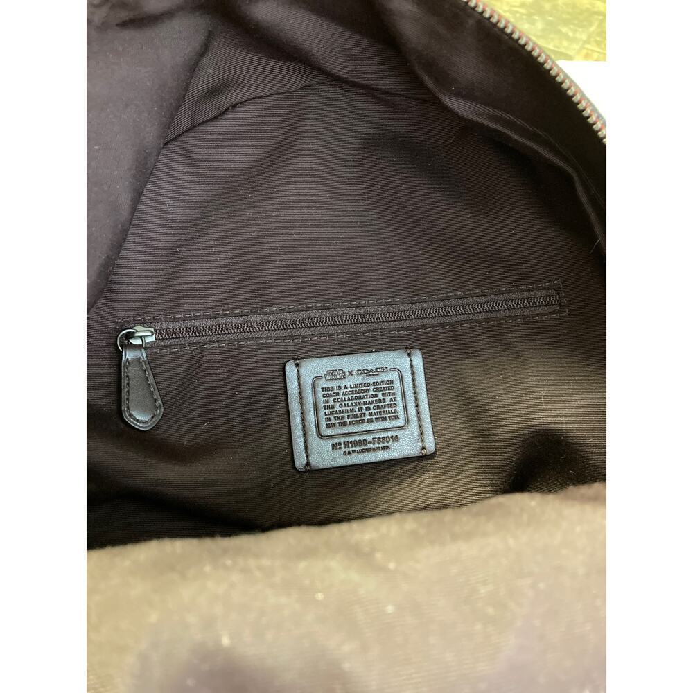 COACH 88014 MEDIUM RARE STAR WARS BROWN LEATHER BACKPACK - Picture 15 of 16